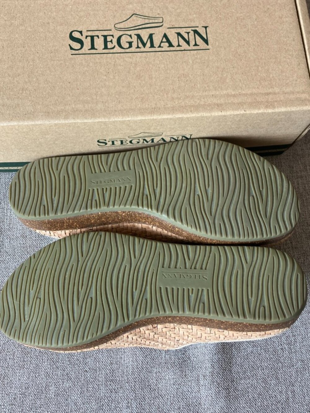Stegmann Women's Maria Mule Woven Cork Slip-On Comfort Career Shoe Size 7.5 - Picture 5 of 10
